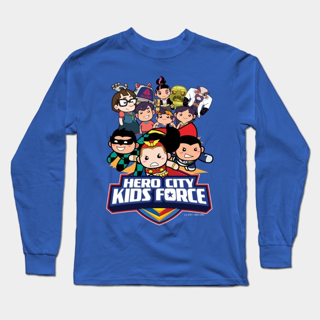 Hero City Kids Force All Star Cast Long Sleeve T-Shirt by ABSI